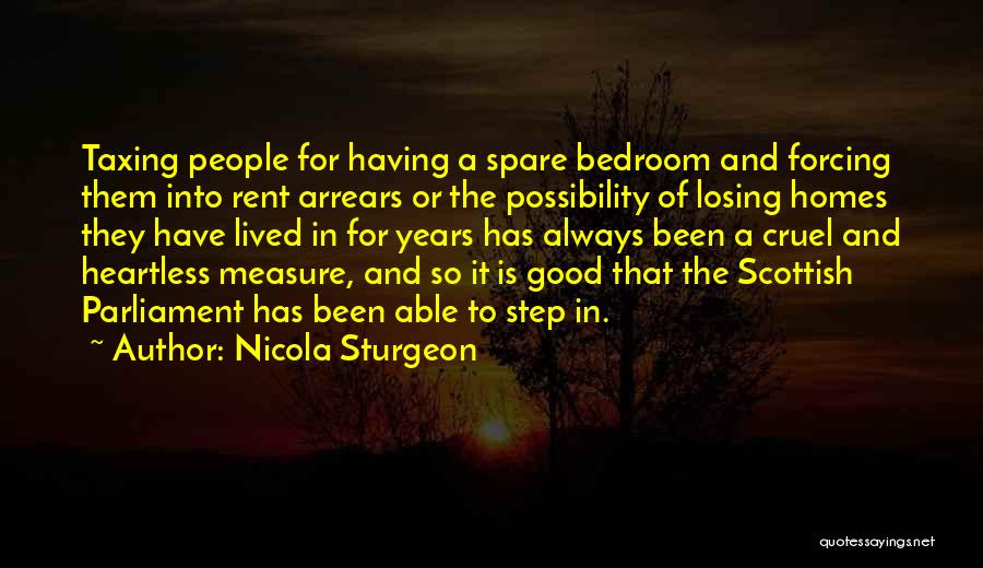 Arrears Quotes By Nicola Sturgeon
