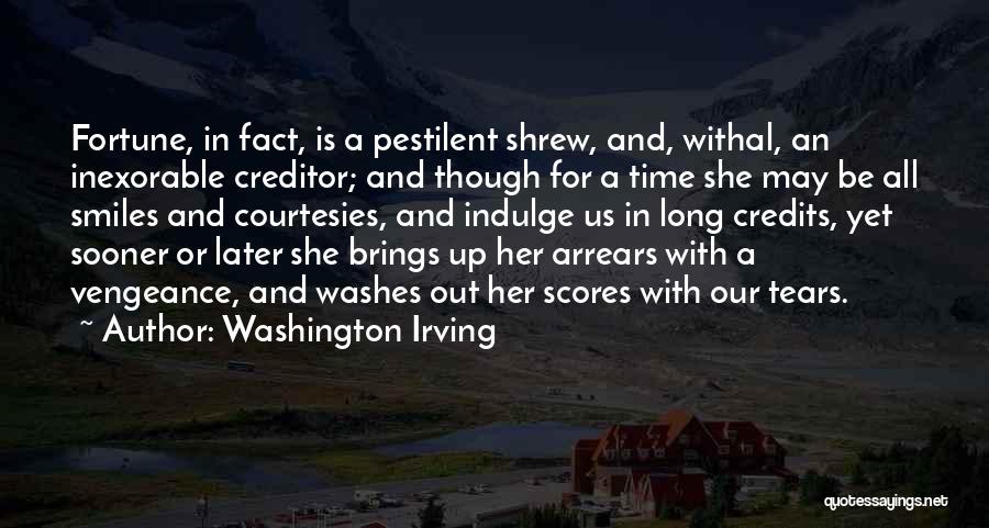 Arrears Quotes By Washington Irving