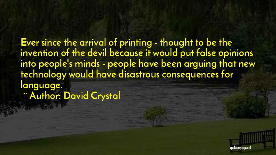 Arrival Quotes By David Crystal