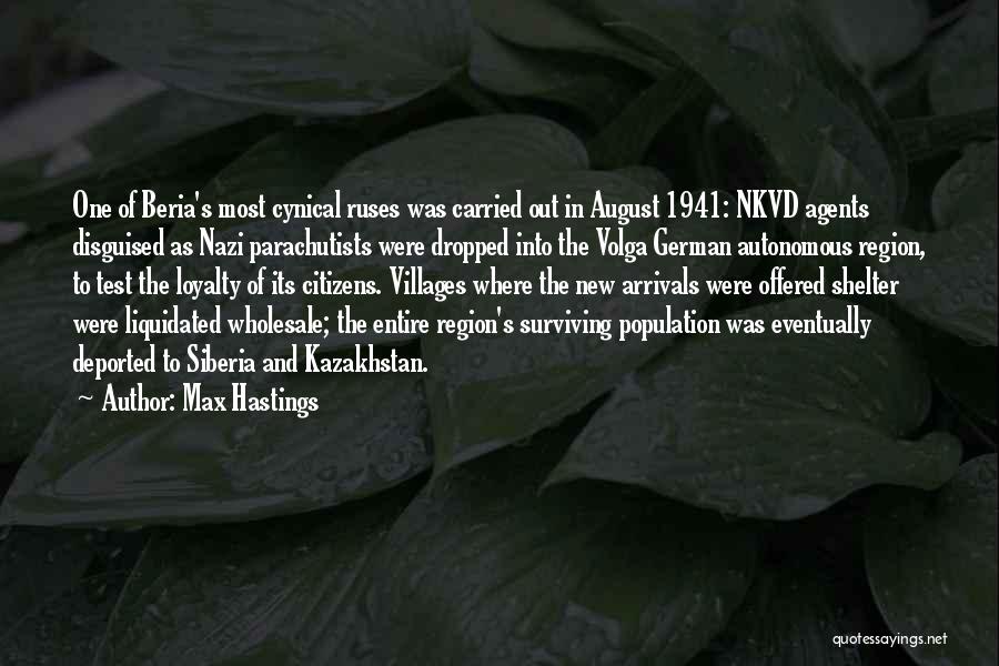 Arrivals Quotes By Max Hastings