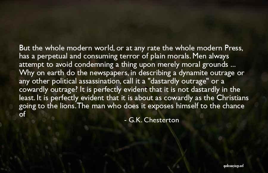 Arrogance Of The Modern Quotes By G.K. Chesterton Arrogance Of The Modern Quotes By G.K. Chesterton