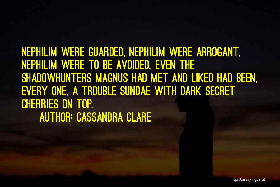 Arrogant Quotes By Cassandra Clare