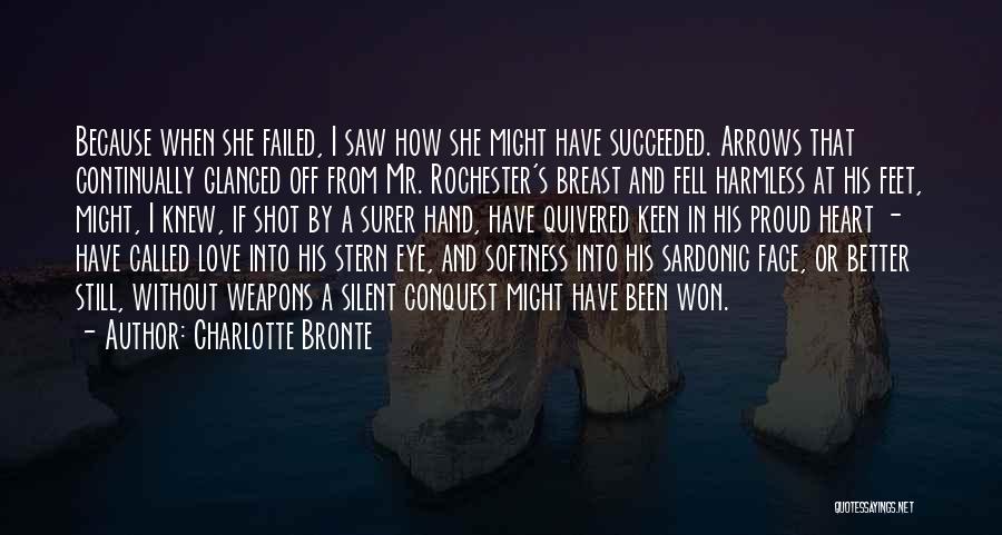 Arrows And Love Quotes By Charlotte Bronte