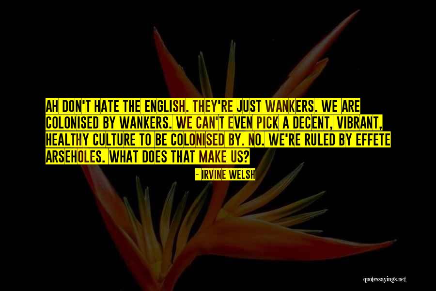 Arseholes Quotes By Irvine Welsh Arseholes Quotes By Irvine Welsh