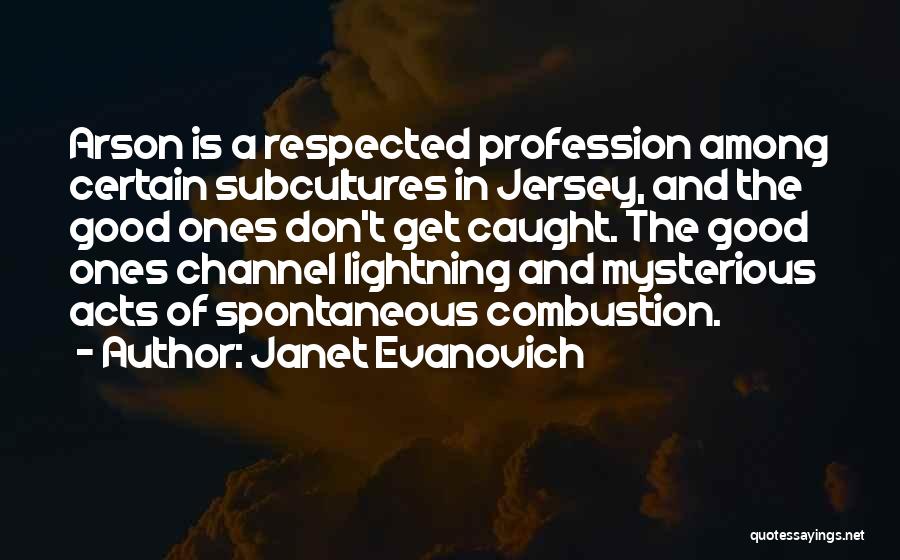 Arson Quotes By Janet Evanovich