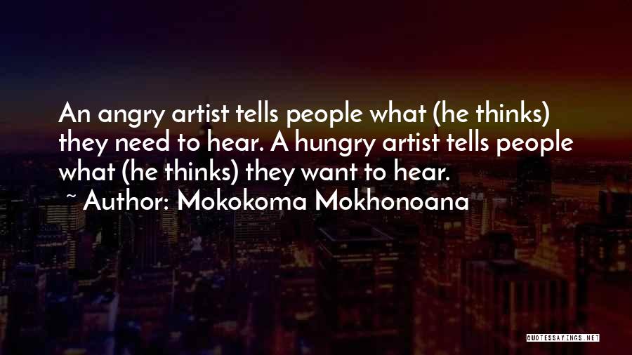 Art And Activism Quotes By Mokokoma Mokhonoana