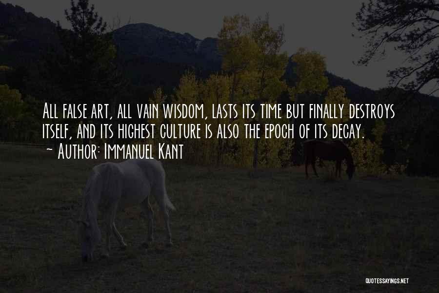 Art And Culture Quotes By Immanuel Kant