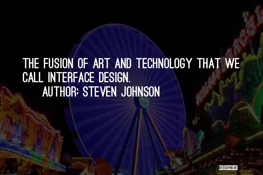 Art And Design Quotes By Steven Johnson