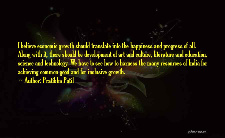 Art And Education Quotes By Pratibha Patil