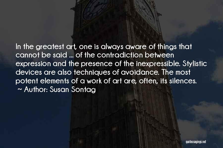 Art And Expression Quotes By Susan Sontag