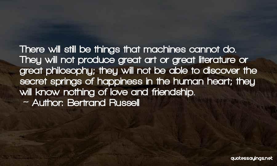 Art And Friendship Quotes By Bertrand Russell