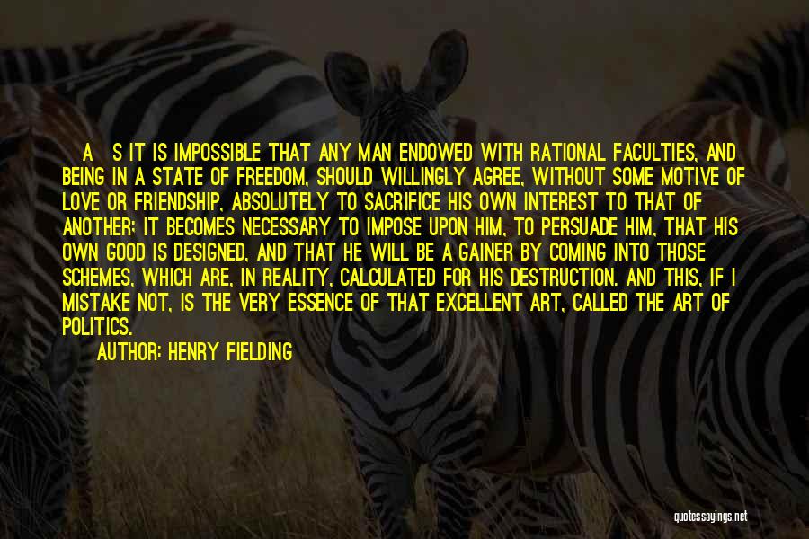 Art And Friendship Quotes By Henry Fielding