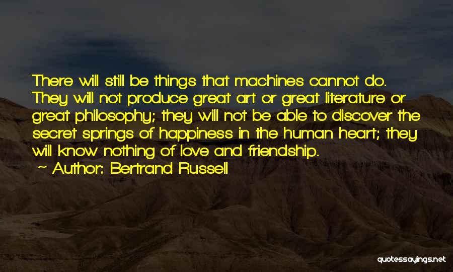 Art And Happiness Quotes By Bertrand Russell