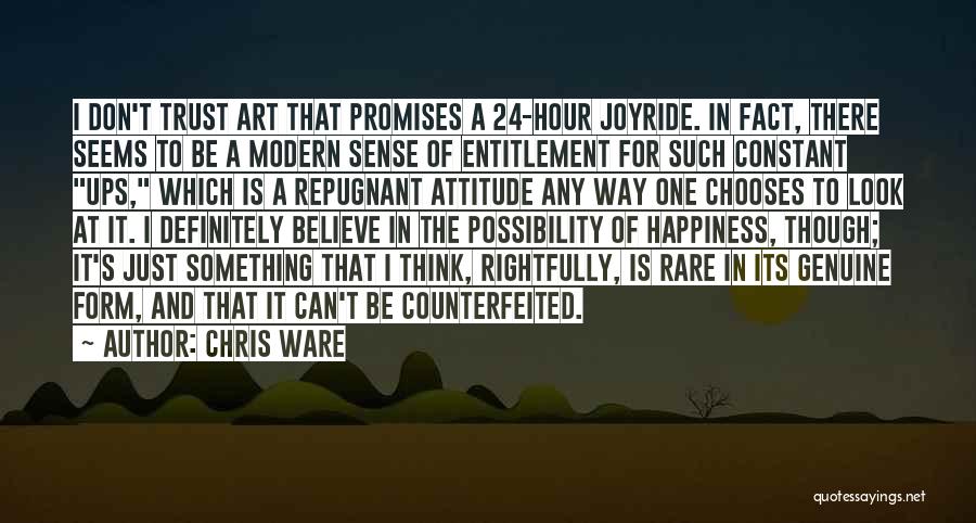 Art And Happiness Quotes By Chris Ware