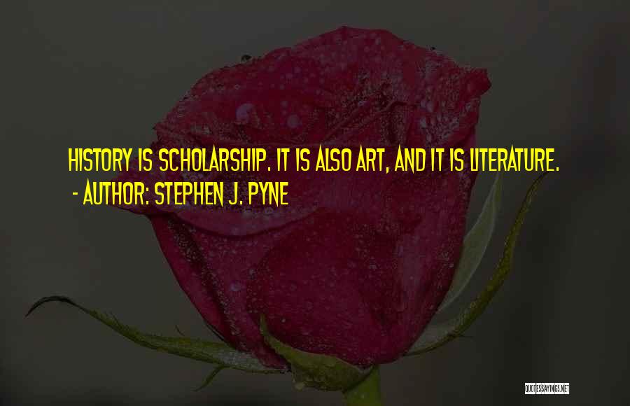 Art And History Quotes By Stephen J. Pyne