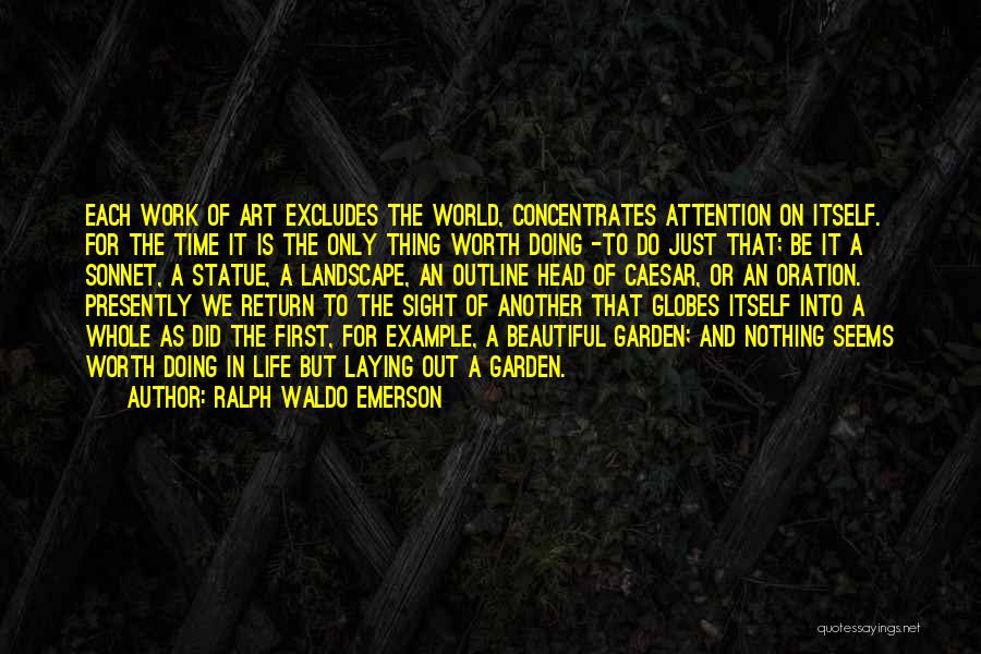 Art And Life Quotes By Ralph Waldo Emerson