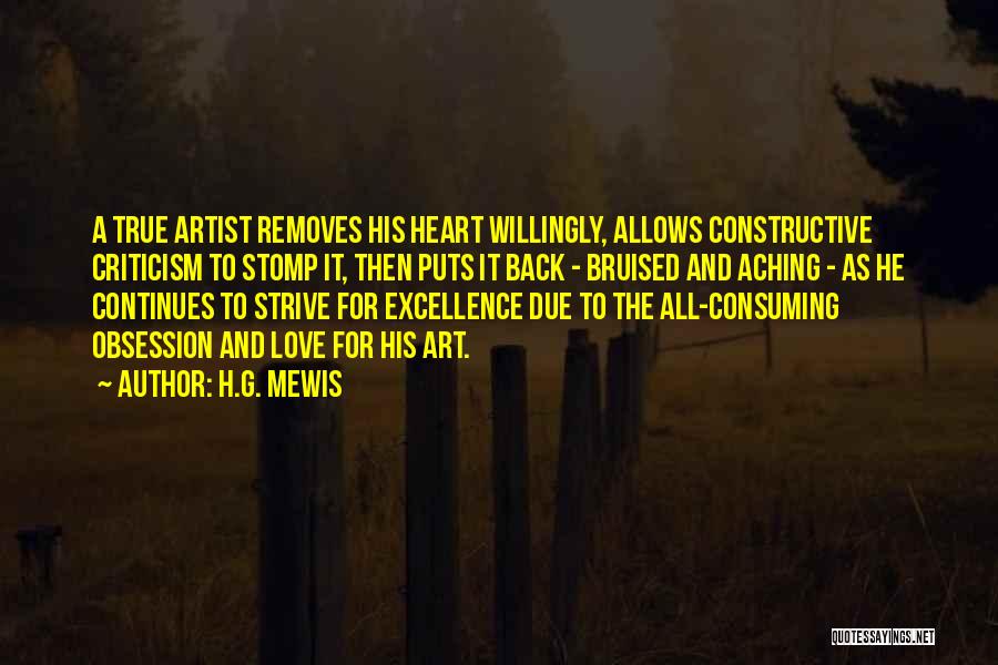 Art And Love Quotes By H.G. Mewis