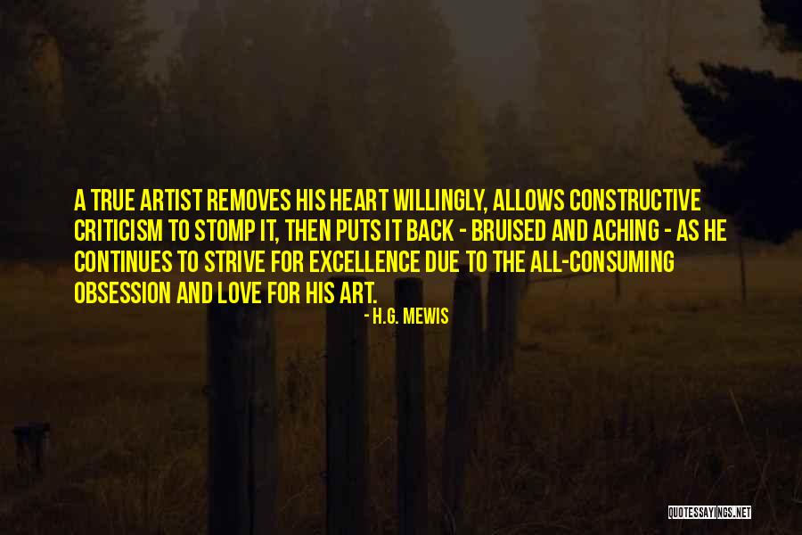 Art And Love Quotes By H.G. Mewis