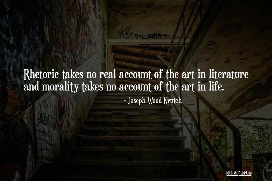 Art And Morality Quotes By Joseph Wood Krutch Art And Morality Quotes By Joseph Wood Krutch