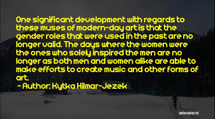 Art And Muses Quotes By Kytka Hilmar-Jezek