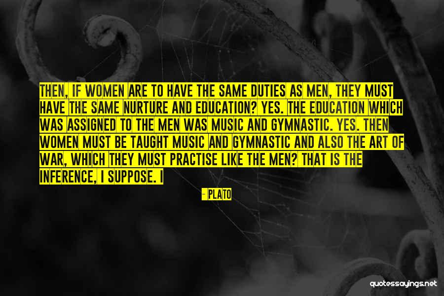 Art And Music Education Quotes By Plato