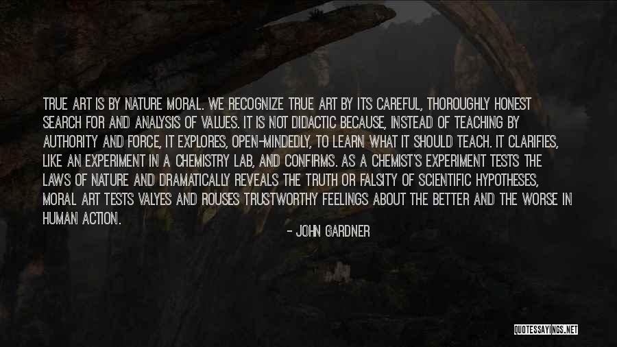 Art And Science Of Teaching Quotes By John Gardner