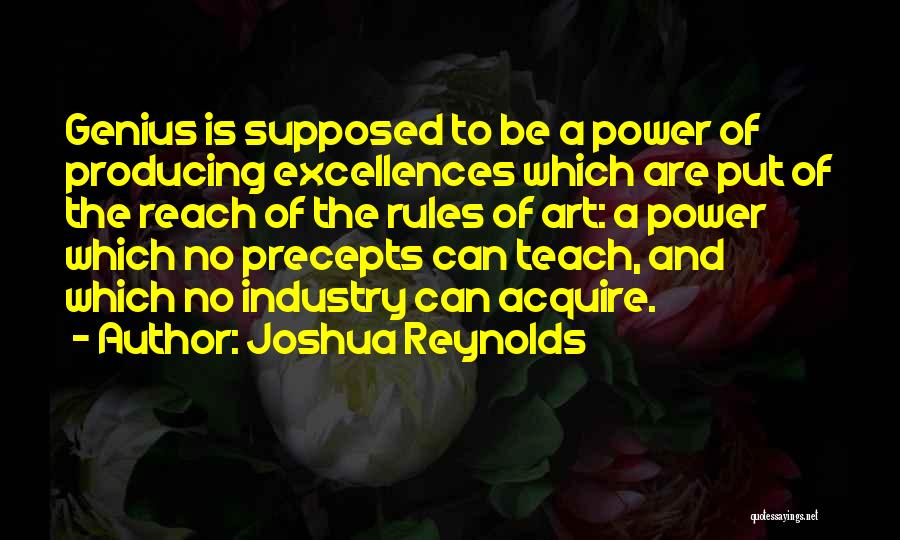 Art And Science Of Teaching Quotes By Joshua Reynolds