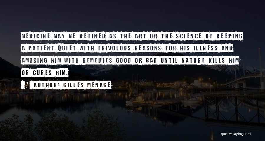 Art And Science Quotes By Gilles Menage