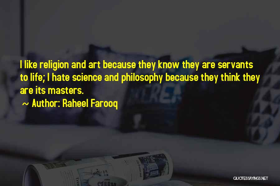 Art And Science Quotes By Raheel Farooq