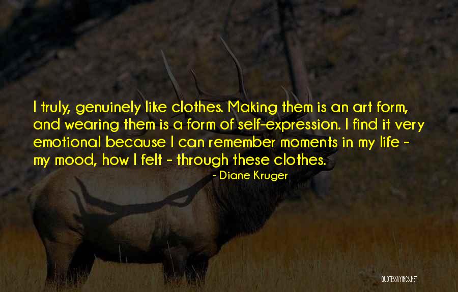 Art And Self Expression Quotes By Diane Kruger