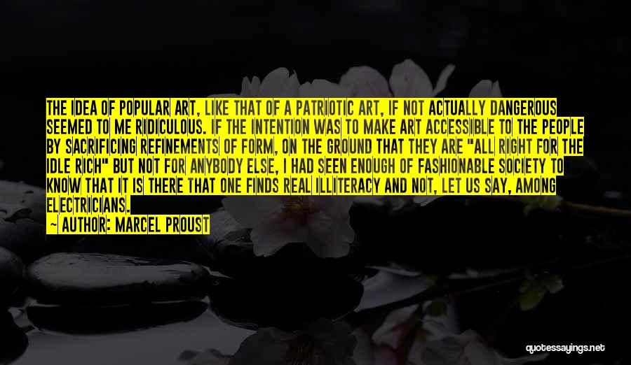 Art And Society Quotes By Marcel Proust