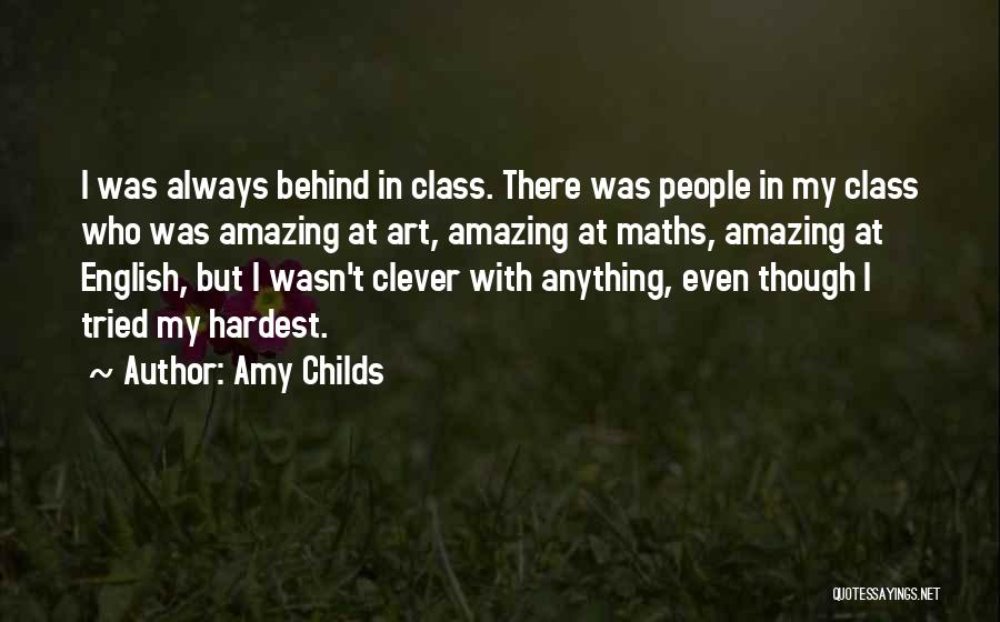 Art Class Quotes By Amy Childs