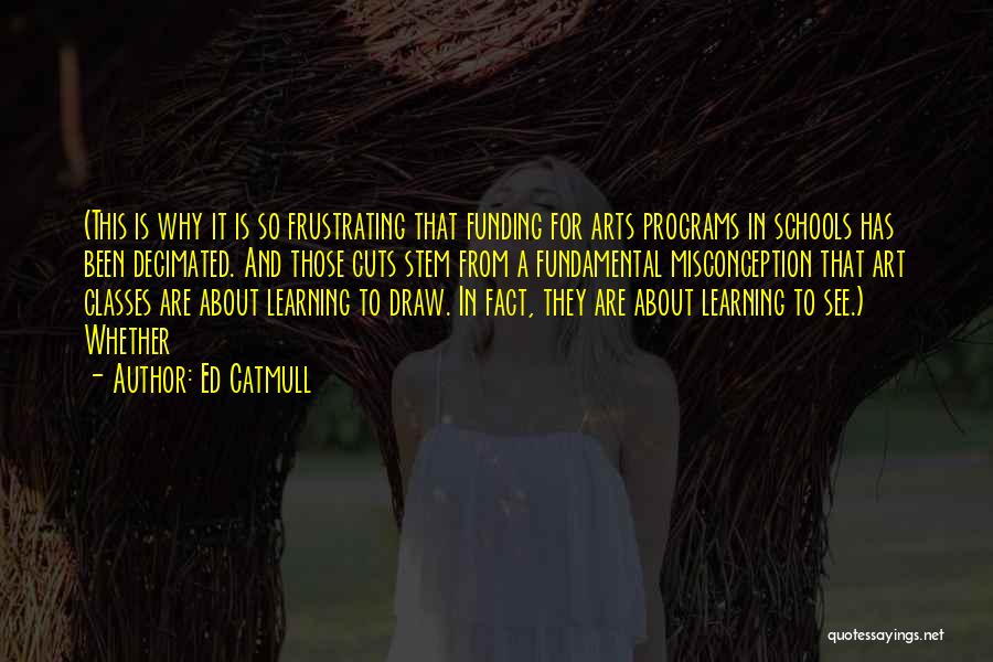 Art Classes Quotes By Ed Catmull