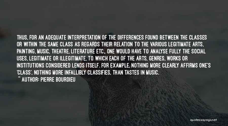 Art Classes Quotes By Pierre Bourdieu