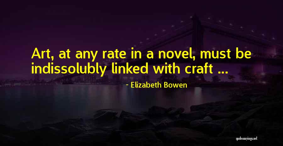 Art Craft Quotes By Elizabeth Bowen