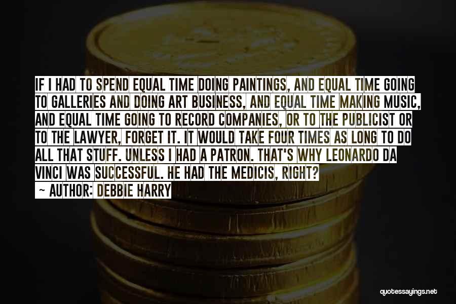 Art Da Vinci Quotes By Debbie Harry