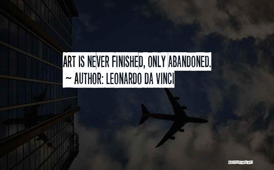 Art Da Vinci Quotes By Leonardo Da Vinci