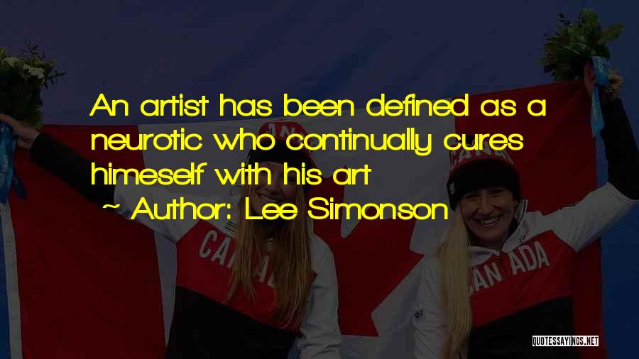 Art Defined Quotes By Lee Simonson
