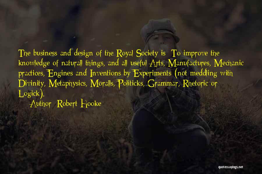 Art Design Quotes By Robert Hooke