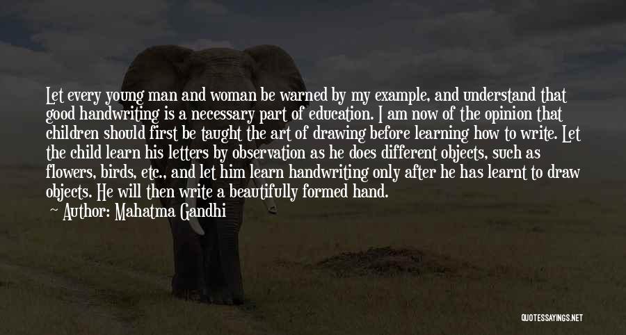 Art Education Quotes By Mahatma Gandhi