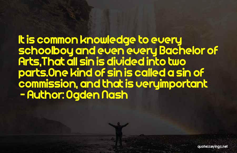 Art Education Why It Is Important Quotes By Ogden Nash