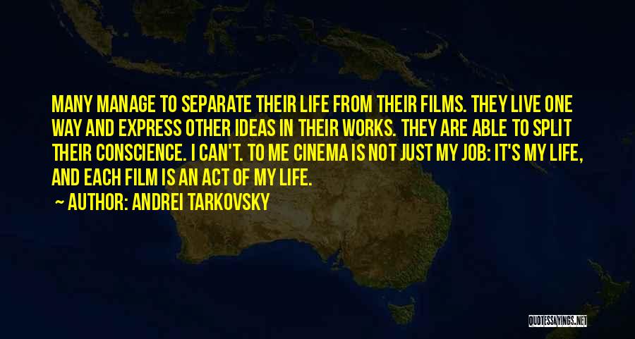 Art Express Quotes By Andrei Tarkovsky