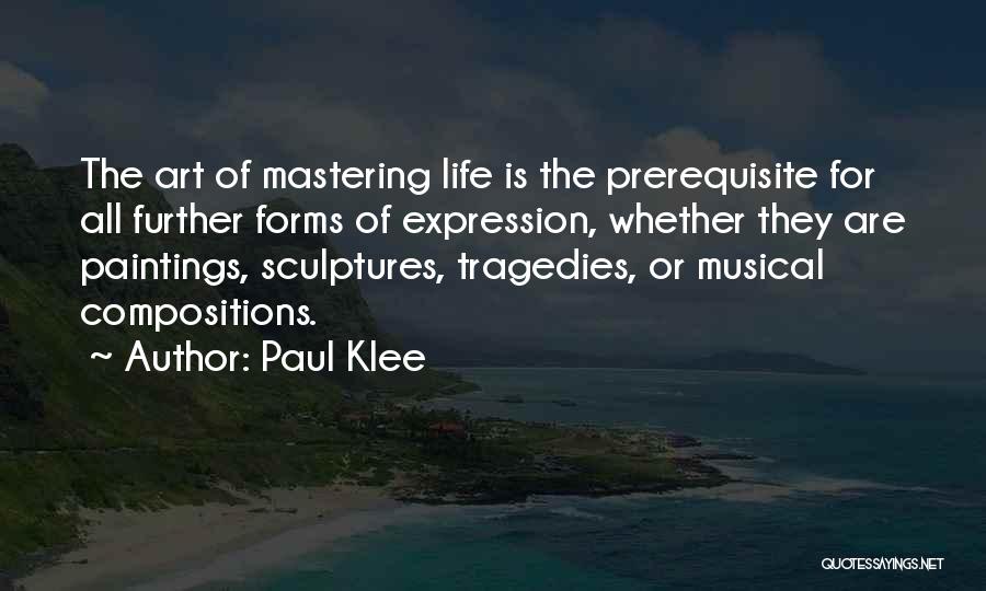 Art Expression Quotes By Paul Klee