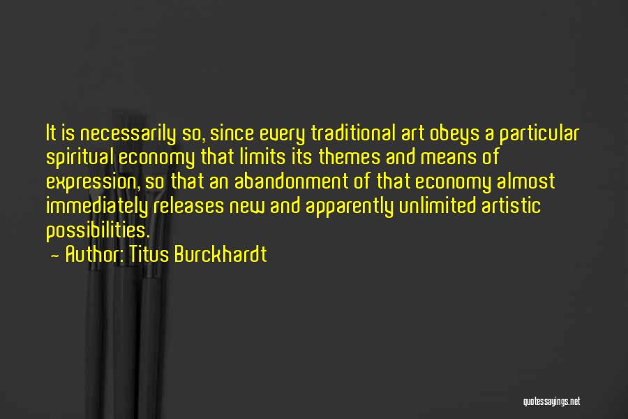 Art Expression Quotes By Titus Burckhardt