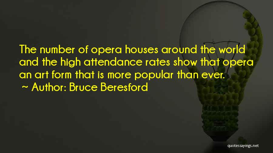 Art Form Quotes By Bruce Beresford