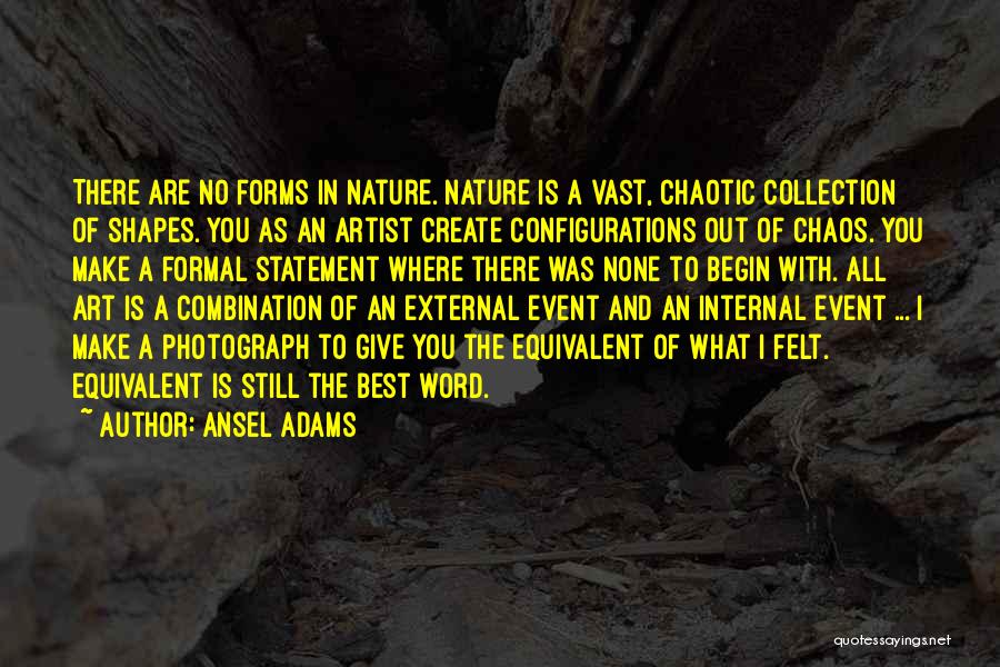 Art Forms Quotes By Ansel Adams