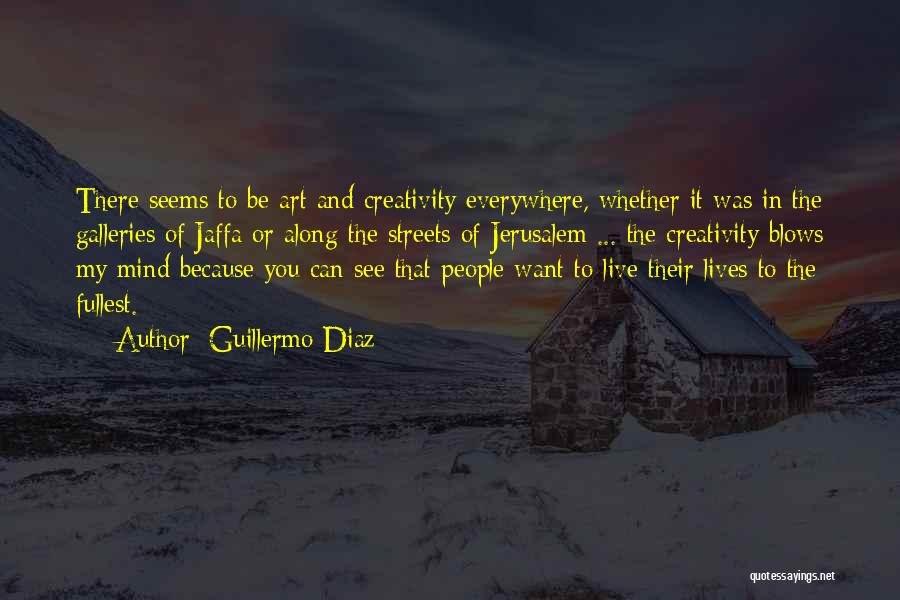Art Galleries Quotes By Guillermo Diaz