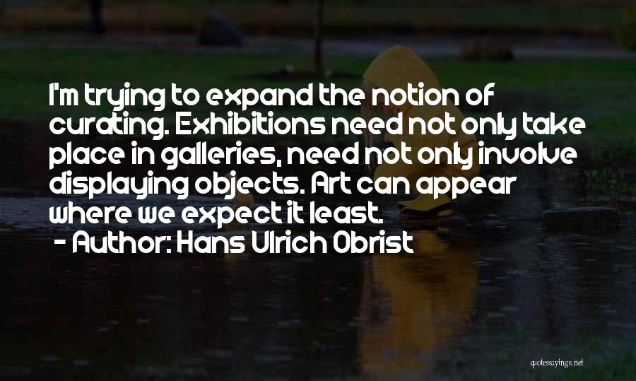 Art Galleries Quotes By Hans Ulrich Obrist