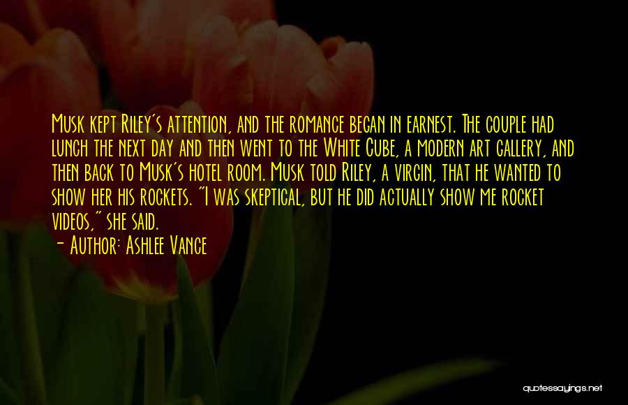 Art Gallery Quotes By Ashlee Vance