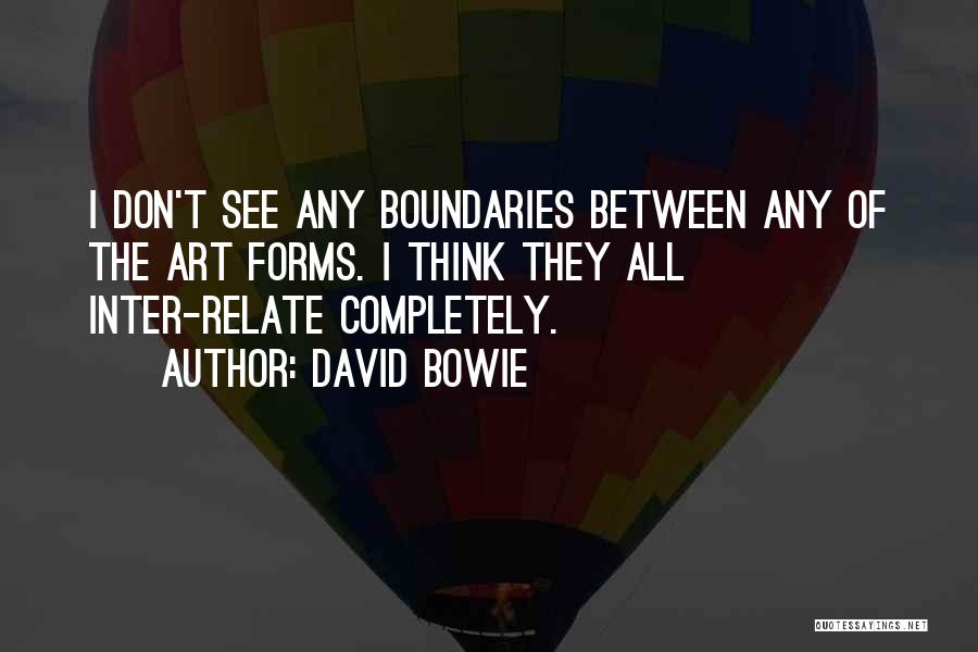 Art Has No Boundaries Quotes By David Bowie